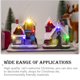 thumbnail image 5 of Yuarrent Navidad LED nieve casa escena fiesta paisaje miniatura luminosa cabina niños brillante pueblo pasillo Patio cocina estantería Kits de decoración para fiestas Tipo 2 Yuarrent HA068928-02B, 5 of 6