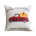 thumbnail image 1 of Embroidered Home Halloween Pumpkin Bat Cushion Back Cushion Pillowcase, 1 of 4