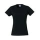 thumbnail image 1 of Clique - Camiseta Liso para Mujer (Negro), 1 of 4