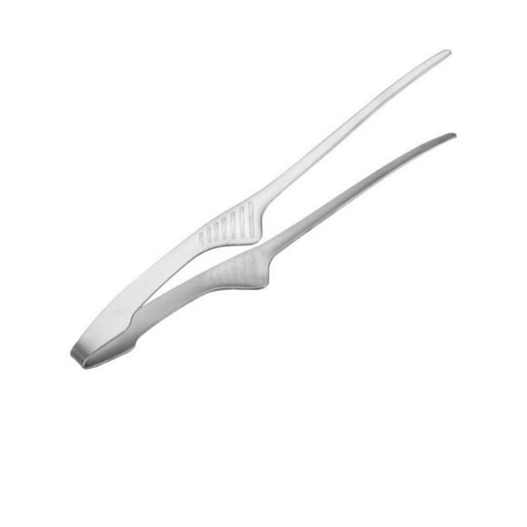 Mashaouyo Clearance Chip Clips 304 Stainless Korean Barbecue Clip Barbecue Clip Steak Clip Silver Buffet Extended Anti Scald Bread Clip