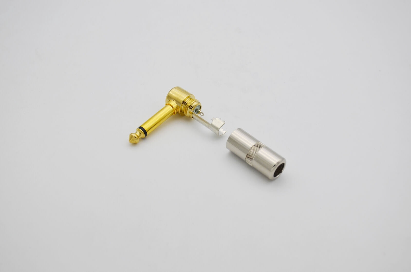 2,Speaker Cable 1/4 - 16 Gauge with Gold Right Angle Mono Plug for guitar amp