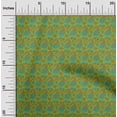 thumbnail image 1 of oneOone Polyester Lycra Fabric Leaves|Floral & Paisley Block Print Fabric BTY 56 Inch Wide, 1 of 4