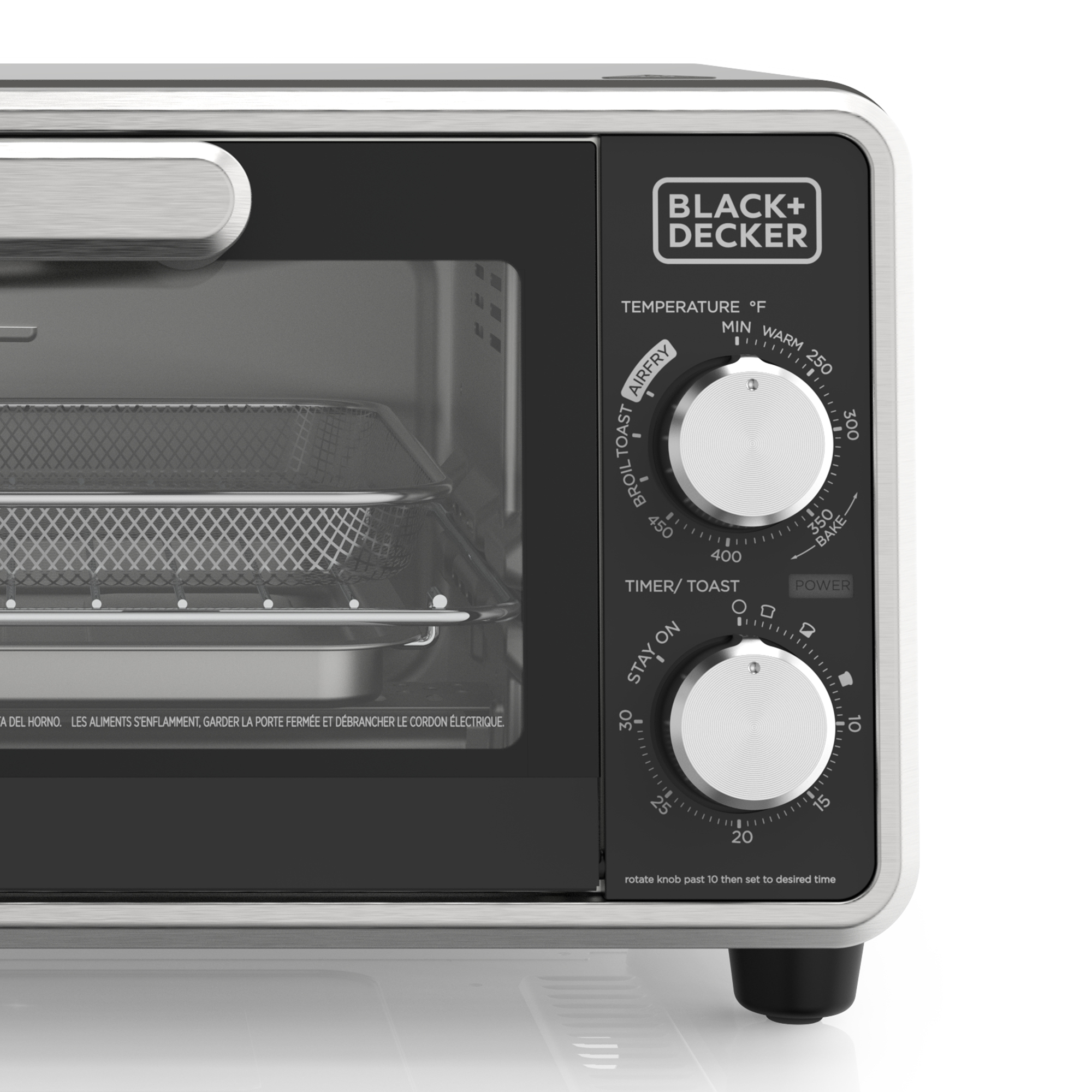 Black+Decker Crisp 'N Bake PRO 4-Slice Air Fryer Toaster photo 4