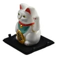 thumbnail image 3 of chengsi Solar Automatic Waving Lucky Cat Car Decoration Chinese Lucky Cat Waving Hand Beckoning Fortune Cat Figurines For Home Decor, 3 of 10