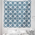 thumbnail image 1 of Blue and White Tapestry, Traditional Portuguese Azulejo Tiles Pattern Illustration, Fabric Wall Hanging Decor for Bedroom Living Room Dorm, 5 Sizes, Pale Blue Dark Blue, by Ambesonne, 1 of 1