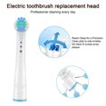 thumbnail image 3 of DEELLEEO Electric Toothbrush Replacement Brush Heads Refill  4Count, 3 of 5