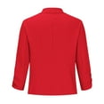 thumbnail image 4 of Elegant Blazers for Women Suit Jackets Dressy Ruched 3/4 Sleeve Blazer Business Casual Outfits for Work, 4 of 7