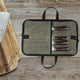 thumbnail image 5 of Bolsa enrollable para cuchillos , sujeta cuchillos, aceite sintético, cera, lona, viaje, herramientas para chefs, estuche de almacenamiento, es Hugo Estuche de cuchillos de chef, 5 of 9
