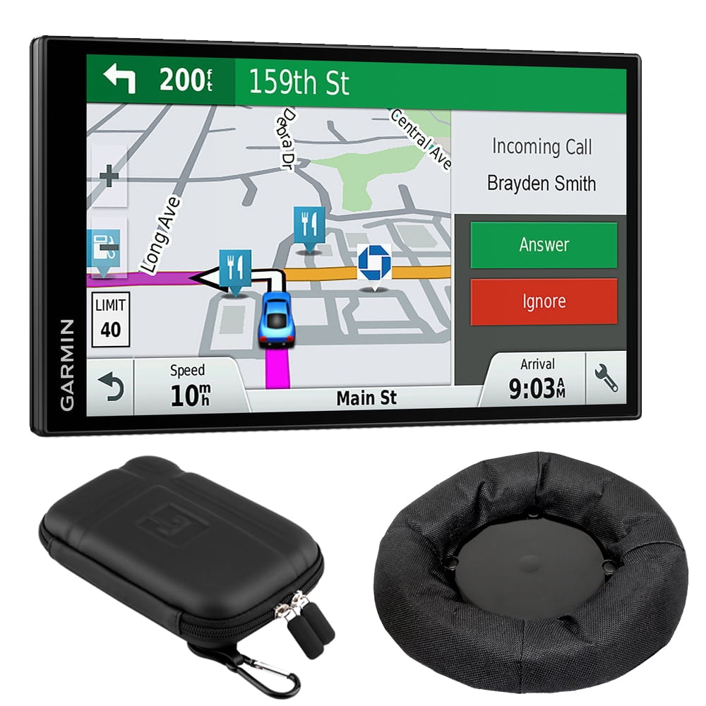 Navitech in Car Dashboard Friction Mount Compatible With The Garmin DriveSmart 65 MT-S 6.95 Inch