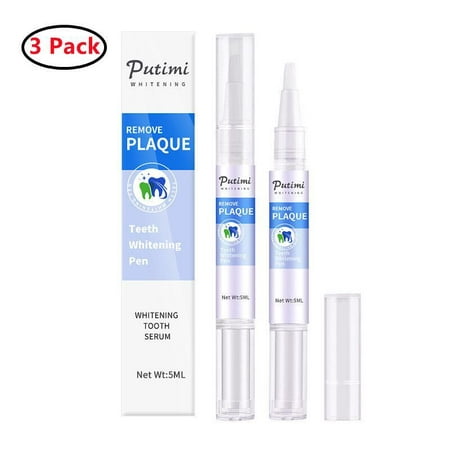 3 Pack Teeth Whitening Pen, 35% Carbamide Peroxide, 15+ Whitening Treatments, No Sensitivity, 2mL
