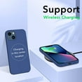 thumbnail image 5 of Compatible with iPhone 13 Case 6.1, Slim Liquid Silicone 3 Layers Full Covered Soft Gel Rubber Case Cover 6.1 inch-Royal Blue, 5 of 11