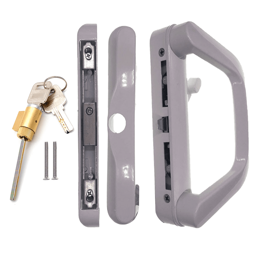 Clearance Sale Reversible Sliding Door Handle Lock Mortise Zinc Alloy Left  Right Easy Install - Walmart.com