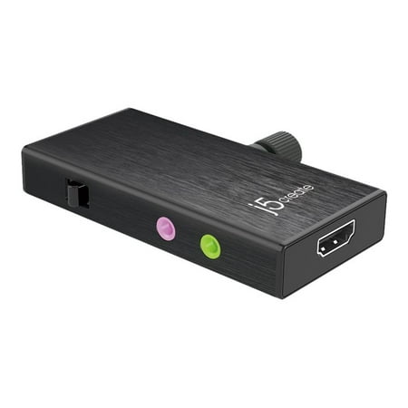 j5create - Live Capture UVC HDMI-to-USB Video Capture Card - Black