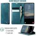 thumbnail image 3 of Funda tipo cartera para Samsung Galaxy S23 Plus, de piel, con tarjetero, soporte, cierre magnético y protección RFID de TPU a prueba de golpes, compatible con el S23 Plus, 3 of 8