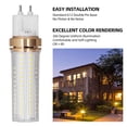 thumbnail image 4 of Lot de 2 ampoules LED G12 20 W, 2\xa0000 lm, angle d'éclairage de 360 degrés, puce SMD, pour plafonniers, lampadaires et éclairage d'intérieur., 4 of 4