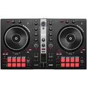 Hercules DJControl Inpulse 300 MK2 2-Channel DJ Controller Bundle with Case, TRS-to-RCA Breakout Cable, and Austin Bazaar Polishing Cloth