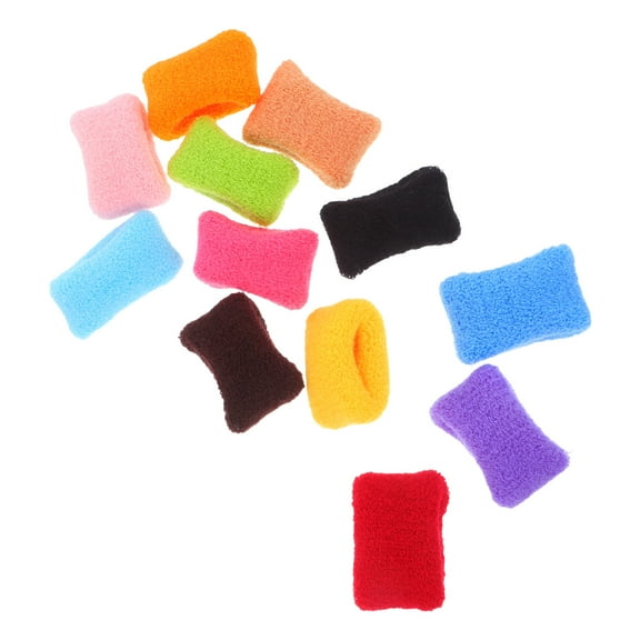LULULION 12Pcs Elastic Hair Bands Ponytail Holders Wide Side Keeps Hair in Place for Women Any Occasions