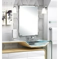 thumbnail image 2 of Gatco 1444C Modern Rectangle Base Freestanding Countertop Towel Holder, Chrome, 2 of 5