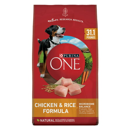 UPC 017800149396 product image for Purina ONE Natural Dry Dog Food  SmartBlend Chicken & Rice Formula  31.1 lb. Bag | upcitemdb.com