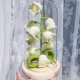 thumbnail image 4 of Lily Of The Valley Lamp, Led Table Lamp For Bedroom, Flower Table Lamp, Flower In Glass Lampshade, Bedside Desk Lamp, Artificial Flower Lamp For Bedro, 4 of 4
