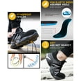 thumbnail image 5 of AUXDIQ Work Shoes Men Women Breathable Steel Toe Cap Industrial Trainers Lightweight Construction Sneakers Sport Shoes, 5 of 6