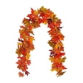 thumbnail image 2 of ¡Precios Más Bajos!, Hojas de arce de ratán para el día de Acción de Gracias, decoración de ratán, simulación de hojas de arce, simulación de ratán, paisajismo, simulación de hojas Akmoler, 2 of 9