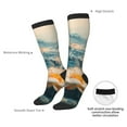 thumbnail image 4 of Xecao Mountain Lotus Serenity Print Compression Socks for Both Men And Women for Running, Travel, Flight, Nurse, 4 of 6