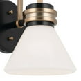 thumbnail image 2 of 55153BK Kichler Lighting Farum - 1 Light Wall Sconce-9.5 Inches Tall and 7.25 Inches Wide-Black Finish, 2 of 4
