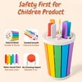 thumbnail image 4 of HYPERLIVING Toys for 1 2 3 years old, Toddlers Wooden Shape and Colour Sorting, Sensory Toy, Kids Travel Game for Airplane Car Journey, Fine Motor Skills, Cause and Effect Activities, 4 of 8