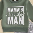 thumbnail image 4 of Toddler Baby Boy Clothes Set Long Sleeve Crewneck Sweatshirt Top Pants Cute Infant Fall Winter Outfits Baby Clothing 6 12 18 24 M 1t 2t 3t 4t 5t 6t,Green,3-6 Months, 4 of 7