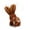 Brown, variant on Made by Aliens Fluffy Easter Bunny Stuffed Animal – Plush Bunny Toy Cute Huggable Rabbit – Perfect Gift for kids & Adults on Easter – 6-inch