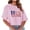 Pink, variant on Summer Tops For Women 2026 Vacation Womens Tops Dressy Casual 3/4 Sleeve Blouses For Women Business Casual 100 Percent Cotton V Neck T Shirts Women Plus Size