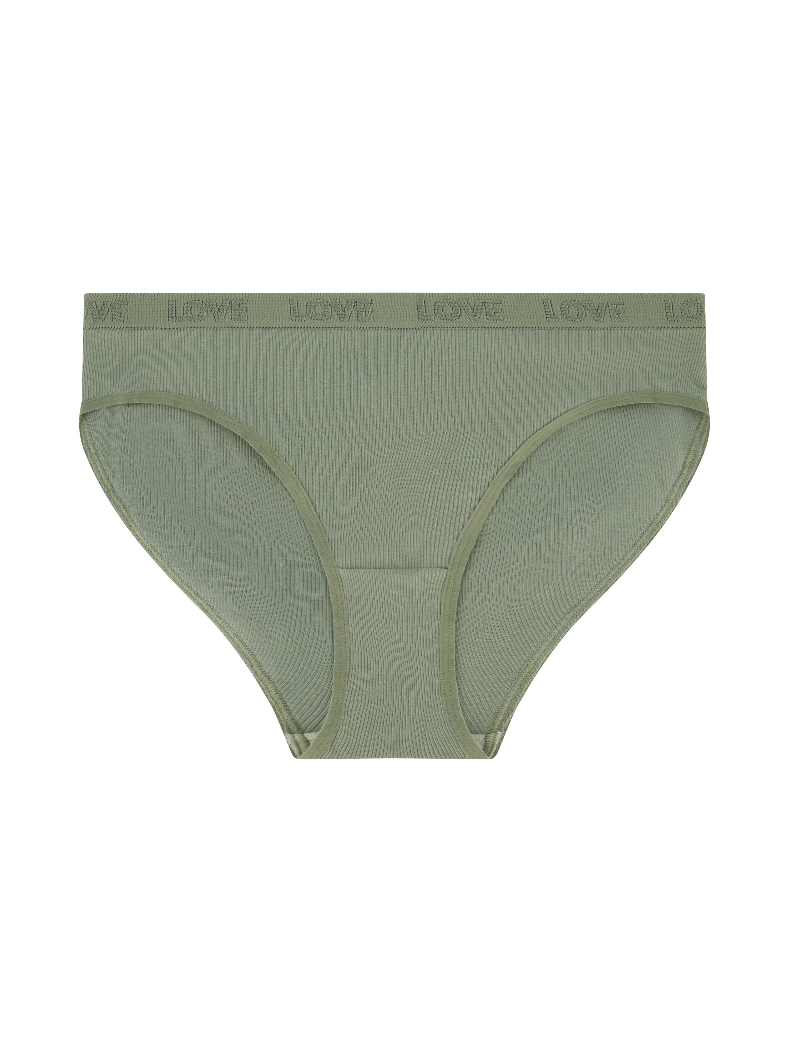 No Boundaries Stretch Ribbed Hi-Cut Cheeky Panties, 5-Pack, Women's