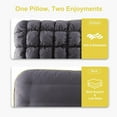 thumbnail image 4 of Fluffy Support Bed Pillow King Size Set of 2, Super Soft Premium Down-Alternative Filling for Sleeping, Luxury Hotel Quality Bed Pillows for Side Sleeper (Gray), 4 of 5