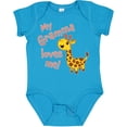 thumbnail image 3 of Inktastic My Gramma Loves me- cute giraffe Boys or Girls Baby Bodysuit, 3 of 5