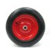 thumbnail image 1 of Ambassador - Rueda de Carretilla Replacement (Negro, Rojo), 1 of 2