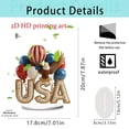 thumbnail image 3 of BadyminCSL 20CM 4th of July Patriotic 2D Acrylic Tabletop Decor, Independence Day Flag Themed Desk Holiday Ornament, 3 of 6
