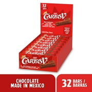 Carlos V Milk Chocolate Style Full-Size Mexican Candy Bar – 32 Count 1.27 lb.