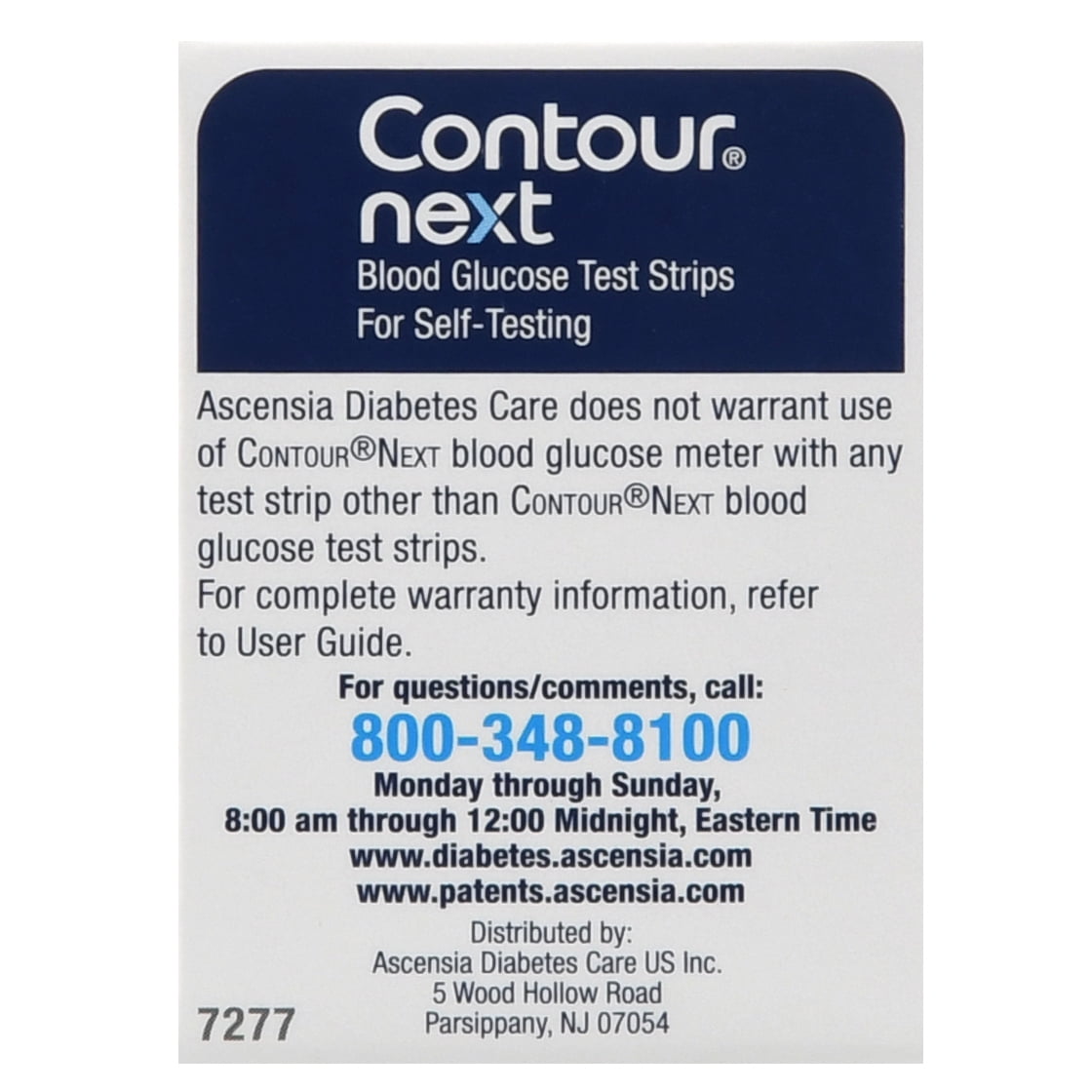 CONTOUR®NEXT Blood Glucose Test Strips, 35 Count
