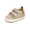 Gold, variant on Baby Boys Girls Shoes Non-Slip Rubber Sole High-Top PU Leather Sneakers Infant First Walking Shoes Toddler Crib Shoes Newborn Flats.