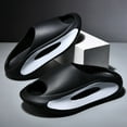 thumbnail image 2 of Pair Unisex Slippers Comfort Anti Slip Floor Slides Shoes Thick Platform Indoor Home Bathroom House EVA Sandals for Women Men Bathing Shower, 2 of 8