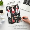 thumbnail image 5 of FMSHPON Cute Christmas Polar Bear Santa Snowman Deer Birds Trees Gifts Clipboard Hardboard Wood Nursing Clip Board and Pull for Standard A4 Letter 13x9 inches, 5 of 7