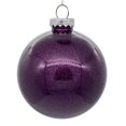 thumbnail image 1 of Vickerman N211526 Boule Transparente Pailletée Prune de 6 Po - 4 par Sac, 1 of 3