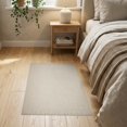 thumbnail image 3 of ODIKA 2'x3' Beige Cream Diamond Lattice Trellis Washable Doormat Interlocking Pattern with Symmetrical Repeating Motifs and Traditional for Entryway, Kitchen, Laundry Room, Non-Slip, Low Pile, 3 of 7