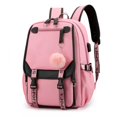 thumbnail image 1 of AIGIA School Bookbag with USB Charging Port Backpack Laptop Travel Shoulder School Book Bag Rucksack, 1 of 25