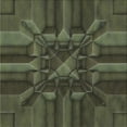 thumbnail image 1 of Ahgly Company Indoor Square Patterned Khaki Green Novelty Area Rugs, 8' Square, 1 of 6