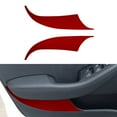 thumbnail image 1 of 2 Pcs Panneau de Porte avant en Fibre de Carbone Rouge pour Kia Cadenza 2014-2016, 1 of 4