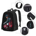 thumbnail image 3 of Patriotic Shield Graphic Laptop Backpack for Travel & Commute, 16.5", 3 of 6