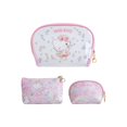 thumbnail image 1 of Bolsa de cosméticos AmbeAlla transparente impermeable con soporte para cepillos, 3 unidades, 1 of 9