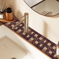 thumbnail image 2 of Yayeee Faucet Mat for Kitchen Sink 30" Diatomite Long Splash Guard Pad, Star Spangled Squares, 2 of 7